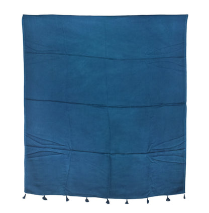 Plain Dyeing Modal Silk Dupatta with Tassels - 2.5 Mtr Length   -  SKU : 0106-RGRG
