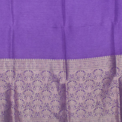 Plain Dyeing Dola Silk Dupatta With Full Nakshi Border & Tassels - 2.5 Mtr Length   -  SKU : AI15901A