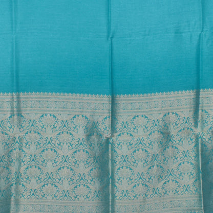 Plain Dyeing Dola Silk Dupatta With Full Nakshi Border & Tassels - 2.5 Mtr Length   -  SKU : AI15901J