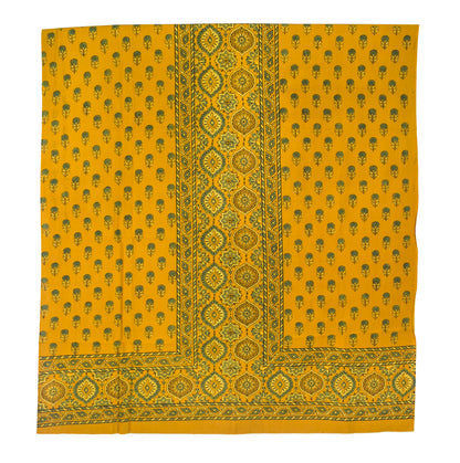 Ajrakh Cotton Natural Dye Three Colour Full Printed Hand Block Print Dress Material with 44 Inch wide Dupatta - 2.5 Mt Top    -  SKU : AI03501E