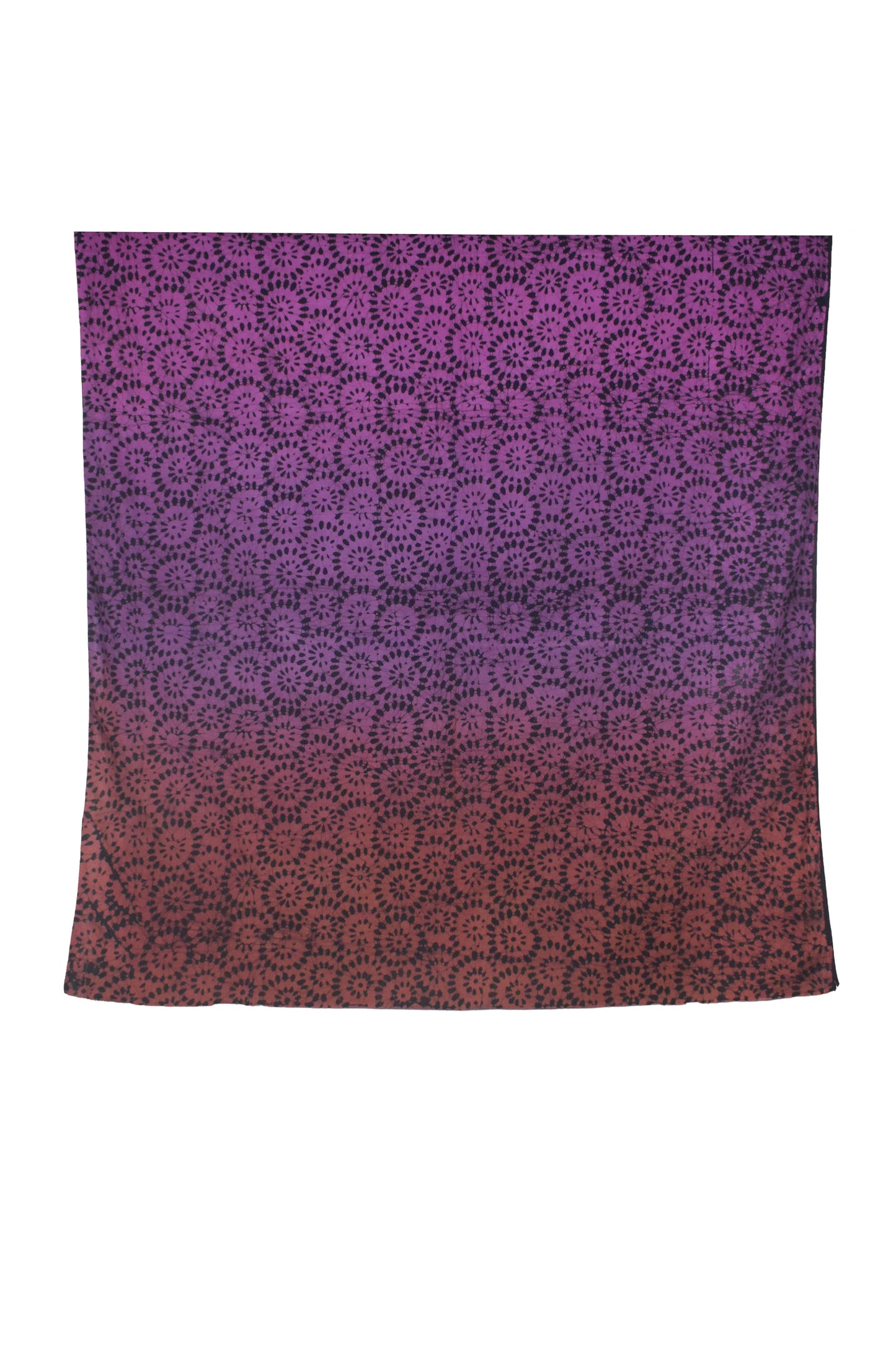 Wax Batik Cotton Ombre dyeing Hand Block Print Dress Material with 44 Inch wide Dupatta - 2.5 Mtr Length    -  SKU : RA04801D