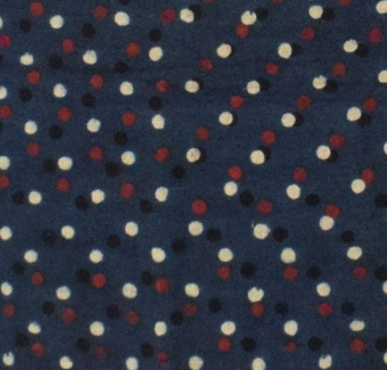 Ajrakh Cotton Natural Dye Hand Block Print Unstitched Kurta Fabric  Mtr Length  3 Mtr  Length  -  SKU : AI11303G