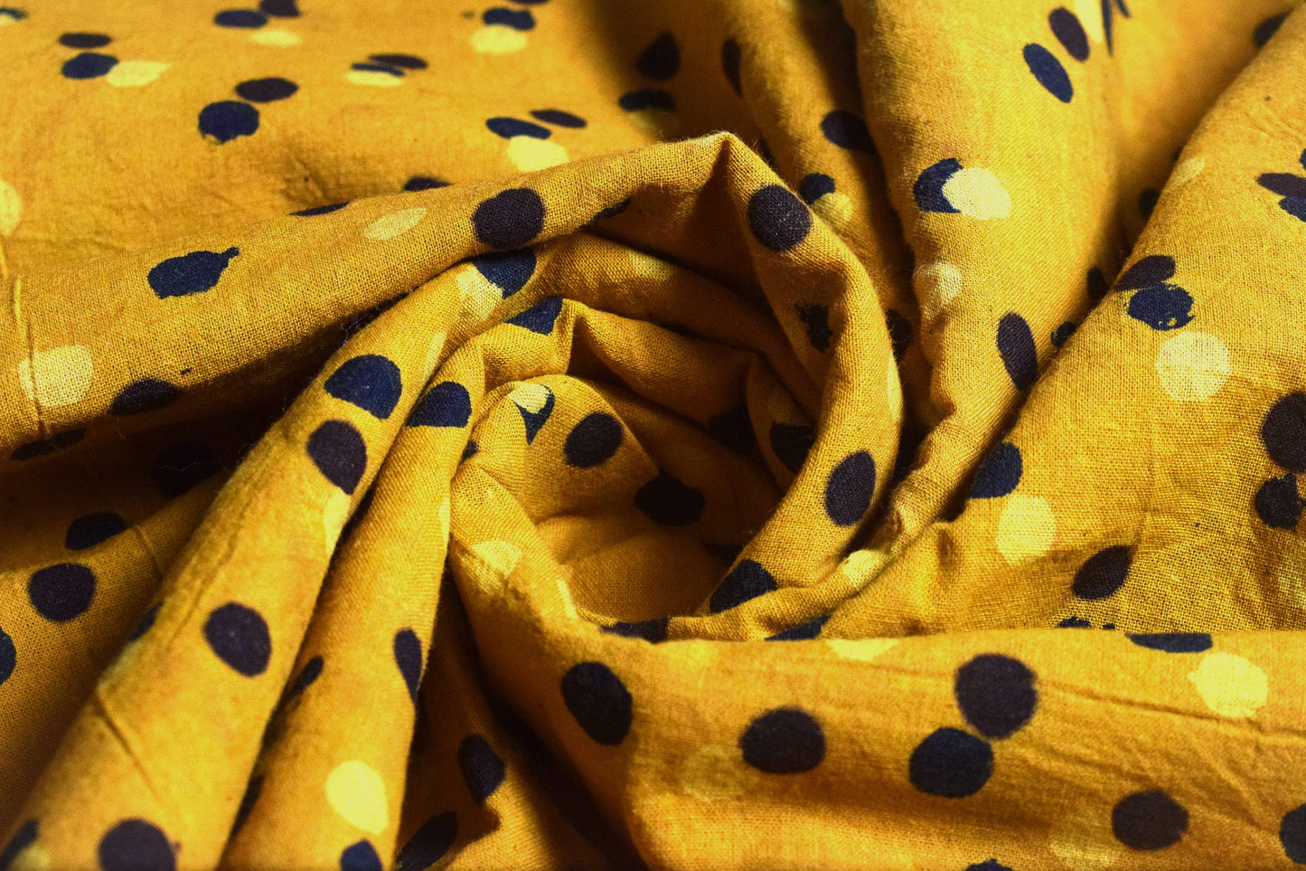Ajrakh Cotton Natural Dye Hand Block Print Unstitched Kurta Fabric  Mtr Length  3 Mtr  Length  -  SKU : AI11303H