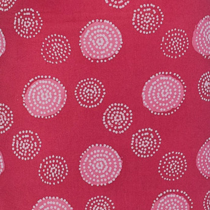 Wax Batik Cotton Hand Block Print Unstitched Kurta Fabric   2.5 Mtr  Length  -  SKU : RA25B01A