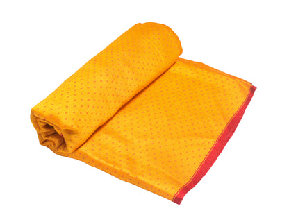 Handloom Woven Mashru Silk Handloom Patterned Weaving Unstitched Kurta Fabric   2 Mtr  Length  -  SKU : RD17401A