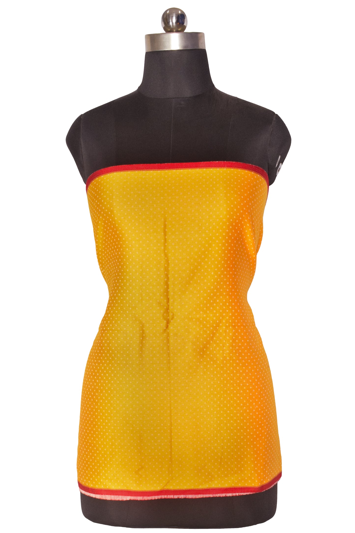 Handloom Woven Mashru Silk Handloom Patterned Weaving Unstitched Kurta Fabric   2 Mtr  Length  -  SKU : RD17401D