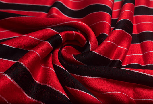 Handloom Woven Mashru Silk Patterned Weaving Unstitched Kurta Fabric 2.5 Mtr Length - SKU : DB29901C