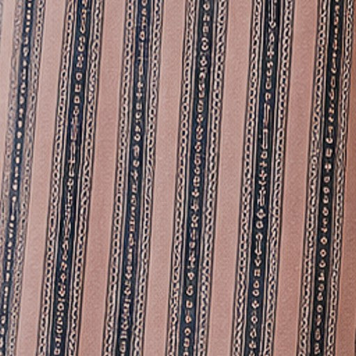 Ajrakh Mashru Silk Natural Dye Screen Print Hand Printed Unstitched Kurta Fabric  3.00 Mtr  Length  -  SKU : AI29402E