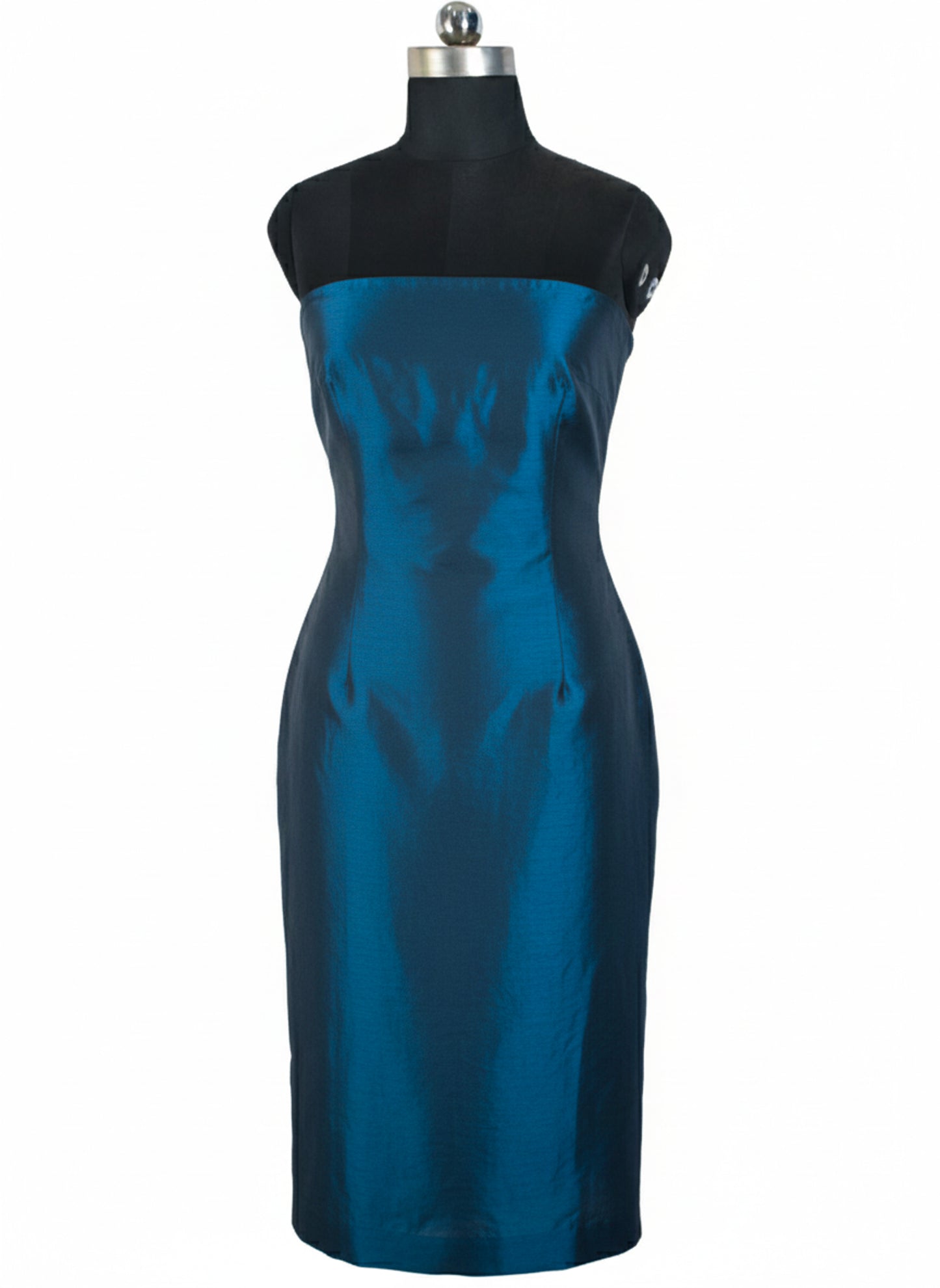 Plain Dyeing Mashru Silk Plain Hand Dyed Unstitched Kurta Fabric   2.8 Mtr  Length  -  SKU : ID04901B