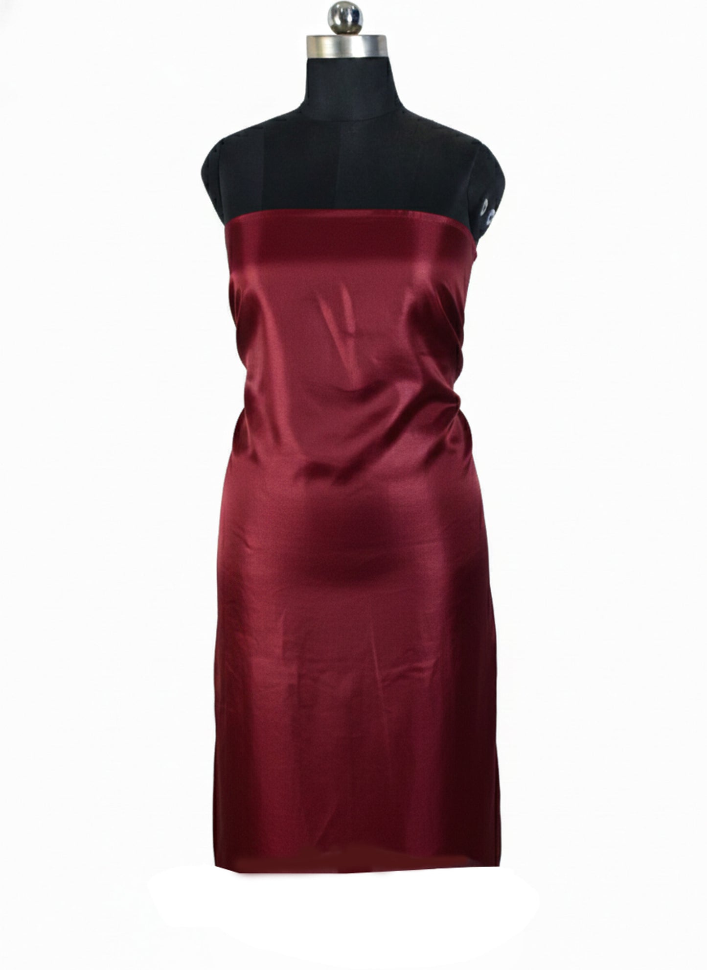Plain Dyeing Mashru Silk Plain Hand Dyed Unstitched Kurta Fabric 3.0 Mtr  Length  -  SKU : HM28B02G