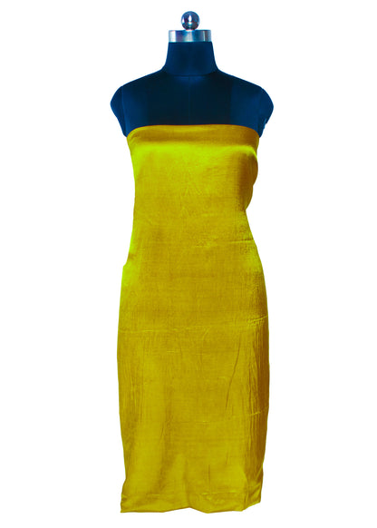 Plain Dyeing Mashru Silk Plain Hand Dyed Unstitched Kurta Fabric 2.5 Mtr  Length  -  SKU : HM28B01D