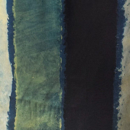 Ajrakh Modal Silk Natural Dye Hand Block Print Unstitched Kurta Fabric  2.50 Mtr Length   -  SKU : AI20101O