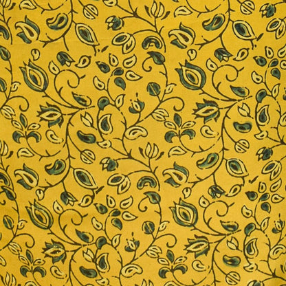 Ajrakh Modal Silk Natural Dye Hand Block Print Unstitched Kurta Fabric  2.50 Mtr Length   -  SKU : AI17101I