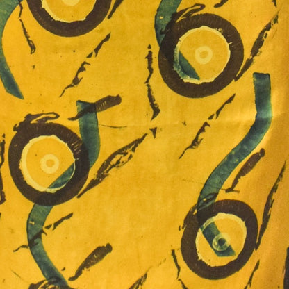 Ajrakh Modal Silk Natural Dye Hand Block Print Unstitched Kurta Fabric   3.00 Mtr Length  -  SKU : AI20102H