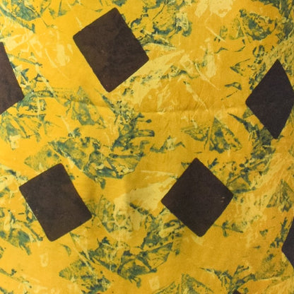 Ajrakh Modal Silk Natural Dye Hand Block Print Unstitched Kurta Fabric   3.00 Mtr Length  -  SKU : AI20102X