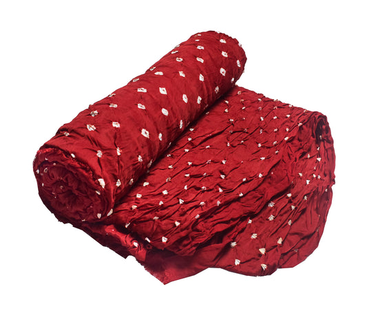 Bandhej [ Tie-Dye] Modal Silk Bandhej [ Tie-Dye] Unstitched Kurta Fabric  Mtr Length  3 Mtr  Length  -  SKU : MS11A01A