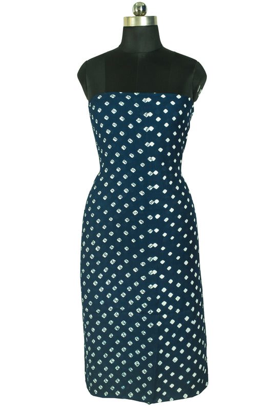 Bandhej [ Tie-Dye] Modal Silk Bandhej [ Tie-Dye] Unstitched Kurta Fabric  Mtr Length  2.5 Mtr  Length  -  SKU : KR30501C