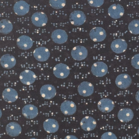 Ajrakh Kala Cotton Natural Dye Three Colour Print | 3 Kam | Hand Block Print Unstitched Kurta Fabric  2.50 Mtr  Length  -  SKU : DB31701B