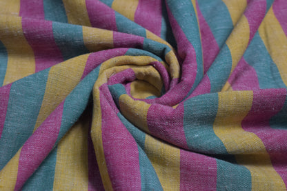 Handloom Woven Kala Cotton Patterned Weaving Unstitched Kurta Fabric  2.50 Mtr  Length  -  SKU : DB26601A