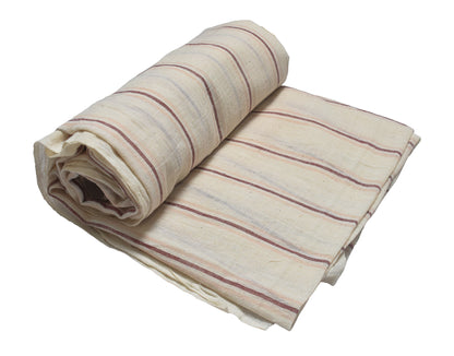 Handloom Woven Kala Cotton Patterned Weaving Unstitched Kurta Fabric  Mtr Length  2.5 Mtr  Length  -  SKU : GG10931A