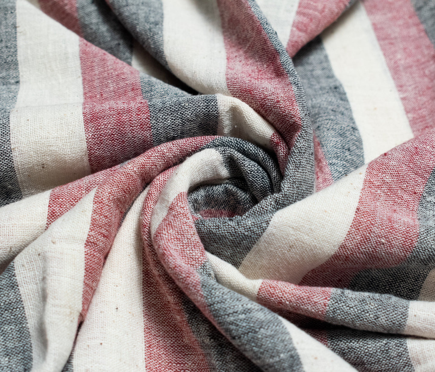 Hand Woven Kala Cotton Patterned Weaving Fabric    -  SKU: HM25401A