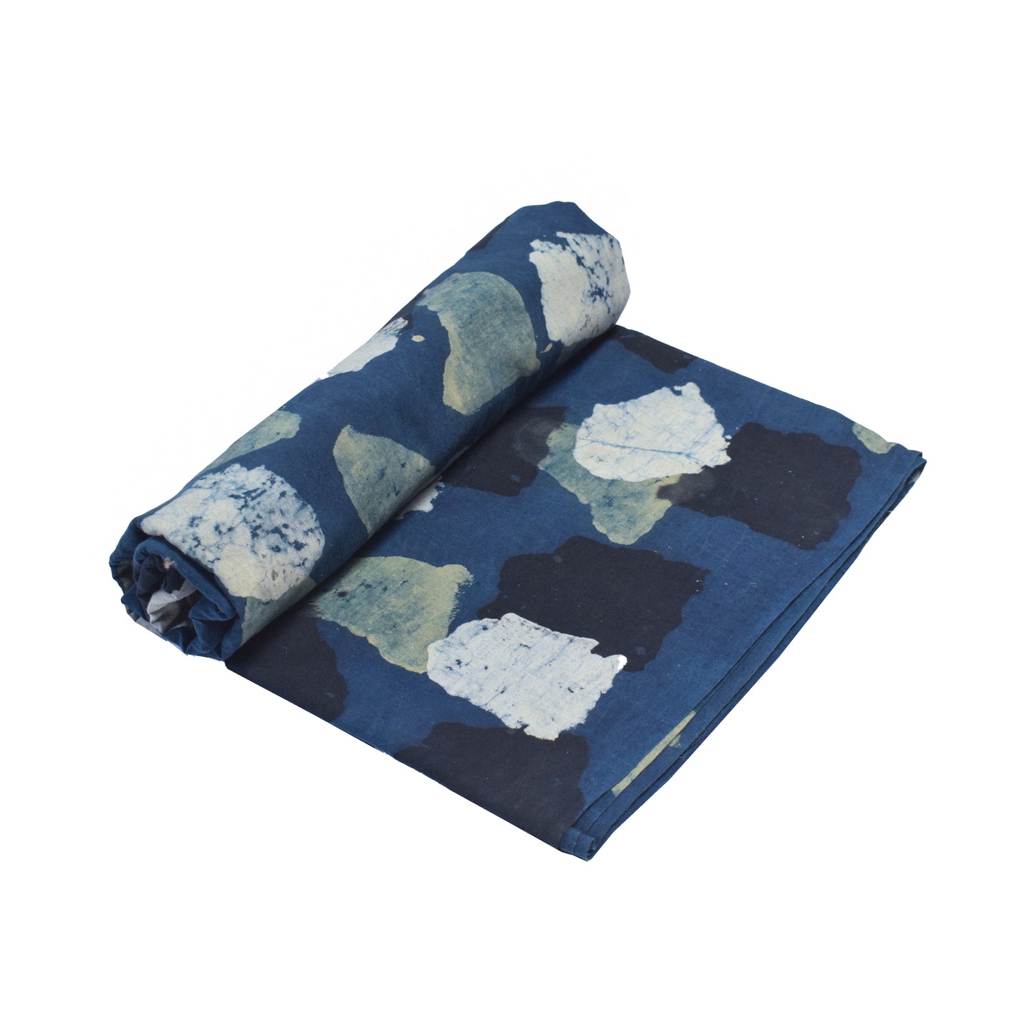 Hand Block Print Cotton Natural Dye Fabric    -  SKU: MS30501K
