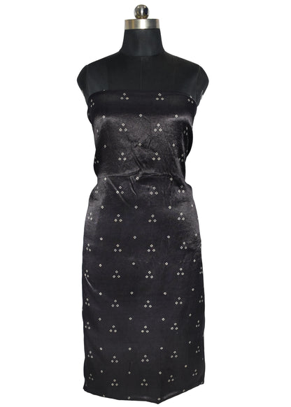 Bandhej [ Tie-Dye] Mashru Silk Unstitched Kurta Fabric   3 Mtr  Length  -  SKU : HM01C04B