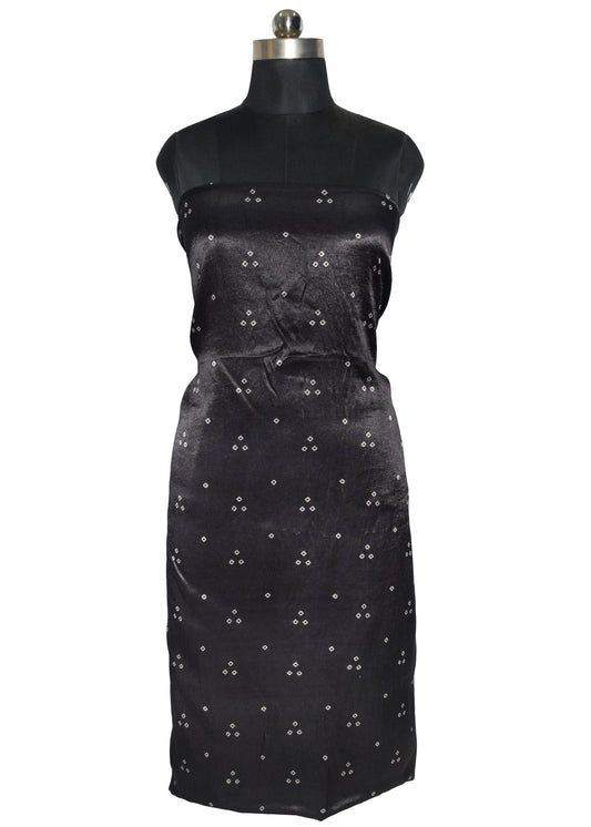 Bandhej [ Tie-Dye] Mashru Silk Unstitched Kurta Fabric   3 Mtr  Length  -  SKU : HM01C04B