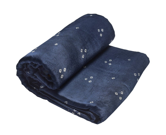 Bandhej [ Tie-Dye] Mashru Silk Unstitched Kurta Fabric   3 Mtr  Length  -  SKU : HM02C02N