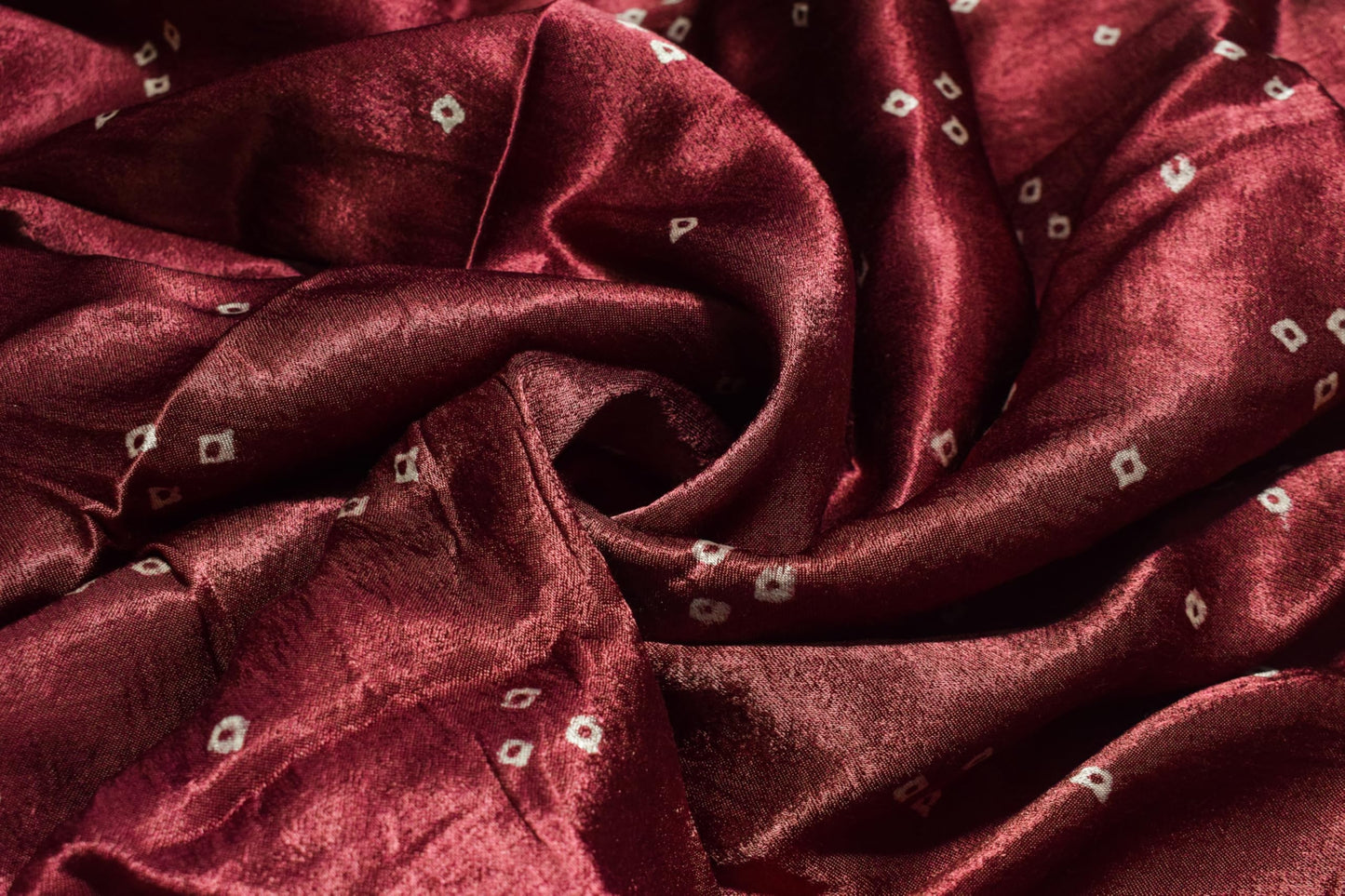 Bandhej [ Tie-Dye] Mashru Silk Unstitched Kurta Fabric   3 Mtr  Length  -  SKU : HM01C04C