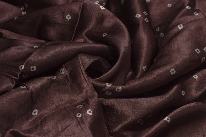 Bandhej [ Tie-Dye] Mashru Silk Unstitched Kurta Fabric   3 Mtr  Length  -  SKU : HM02C02K