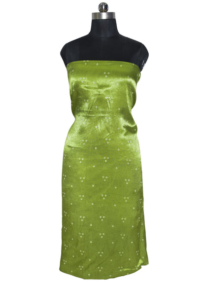 Bandhej [ Tie-Dye] Mashru Silk Unstitched Kurta Fabric   2.5 Mtr  Length  -  SKU : HM01C03A