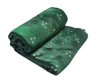 Bandhej [ Tie-Dye] Mashru Silk Unstitched Kurta Fabric  2.50 Mtr  Length  -  SKU : HM19A01C