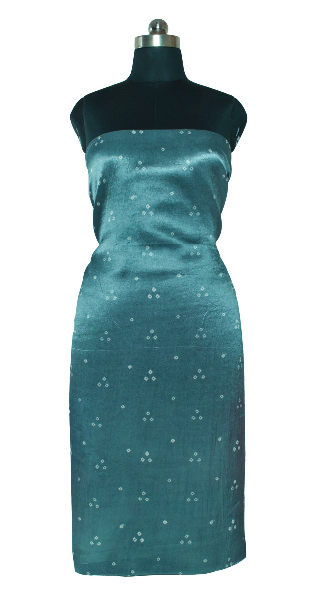 Bandhej [ Tie-Dye] Mashru Silk Unstitched Kurta Fabric   3 Mtr  Length  -  SKU : HM02C02M