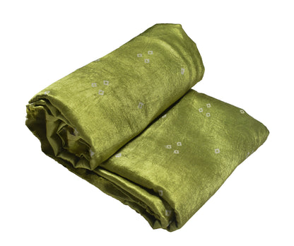 Bandhej [ Tie-Dye] Mashru Silk Unstitched Kurta Fabric  Mtr Length  3 Mtr  Length  -  SKU : HM12802E