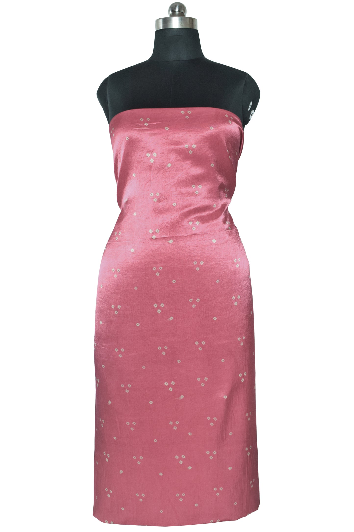 Bandhej [ Tie-Dye] Mashru Silk Unstitched Kurta Fabric   3 Mtr  Length  -  SKU : HM02C02A