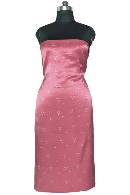 Bandhej [ Tie-Dye] Mashru Silk Unstitched Kurta Fabric   3 Mtr  Length  -  SKU : HM02C02A