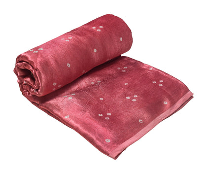 Bandhej [ Tie-Dye] Mashru Silk Unstitched Kurta Fabric  3.00 Mtr  Length  -  SKU : HM19A02J