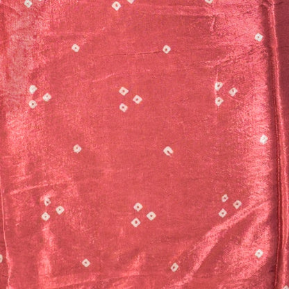 Bandhej [ Tie-Dye] Mashru Silk Unstitched Kurta Fabric  3.00 Mtr  Length  -  SKU : HM19A02J