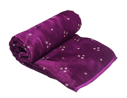 Bandhej [ Tie-Dye] Mashru Silk Unstitched Kurta Fabric  3.00 Mtr  Length  -  SKU : HM19A02B
