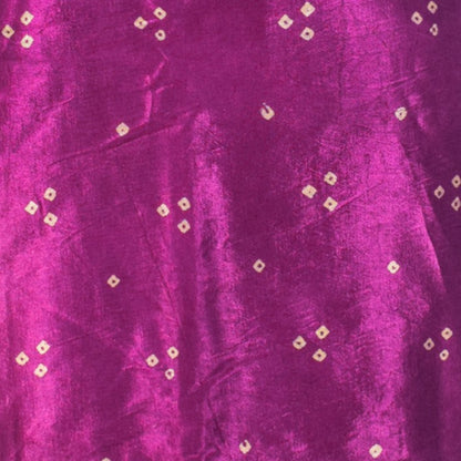 Bandhej [ Tie-Dye] Mashru Silk Unstitched Kurta Fabric  3.00 Mtr  Length  -  SKU : HM19A02B