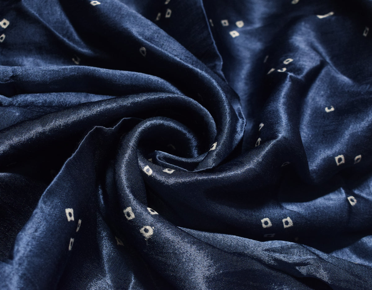Bandhej [ Tie-Dye] Mashru Silk Unstitched Kurta Fabric  3.00 Mtr  Length  -  SKU : HM19A02I