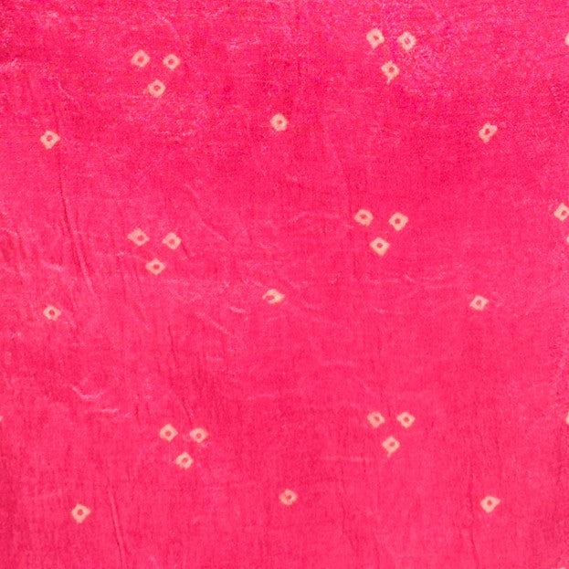 Bandhej [ Tie-Dye] Mashru Silk Unstitched Kurta Fabric   2.5 Mtr  Length  -  SKU : HM02C01C