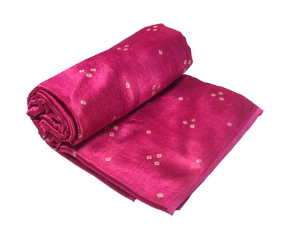 Bandhej [ Tie-Dye] Mashru Silk Unstitched Kurta Fabric  2.50 Mtr  Length  -  SKU : HM19A01K