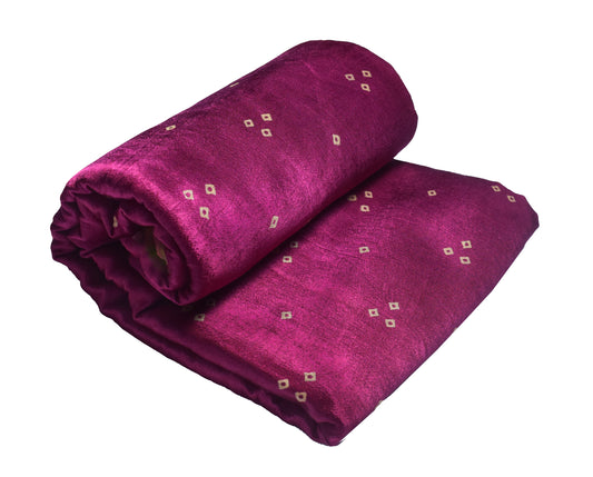 Bandhej [ Tie-Dye] Mashru Silk Unstitched Kurta Fabric   2.5 Mtr  Length  -  SKU : HM02C01D