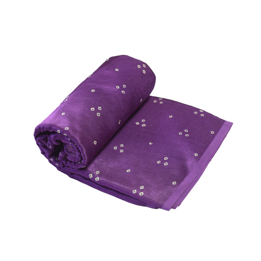 Bandhej [ Tie-Dye] Mashru Silk Unstitched Kurta Fabric   2.5 Mtr  Length  -  SKU : HM02C01F