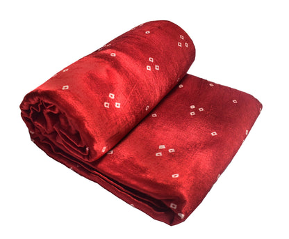 Bandhej [ Tie-Dye] Mashru Silk Unstitched Kurta Fabric  3.00 Mtr  Length  -  SKU : HM19A02N