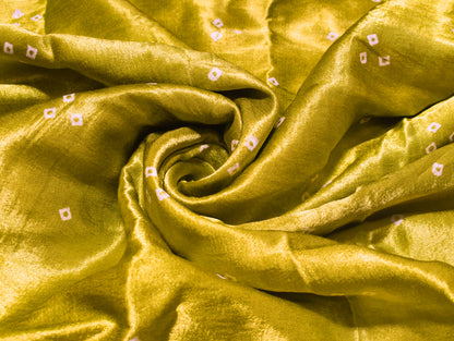 Bandhej [ Tie-Dye] Mashru Silk Unstitched Kurta Fabric  Mtr Length  2.75 Mtr  Length  -  SKU : HM12801I