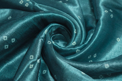 Bandhej [ Tie-Dye] Mashru Silk Unstitched Kurta Fabric   2.5 Mtr  Length  -  SKU : HM02C01L