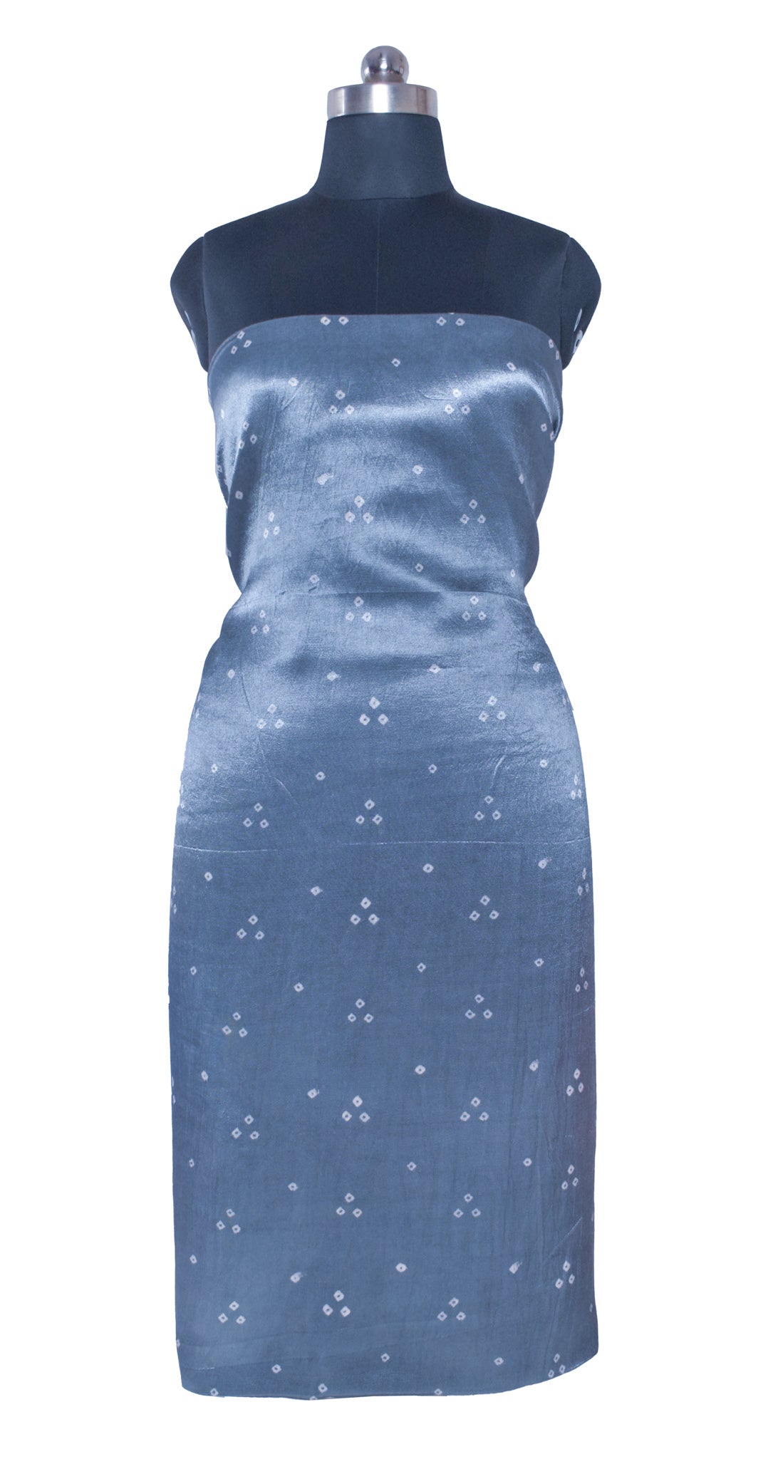 Bandhej [ Tie-Dye] Mashru Silk Unstitched Kurta Fabric   3 Mtr  Length  -  SKU : HM02C02L